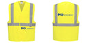Custom Class 2 Yellow Reflective Safety Vest