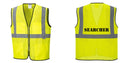 Custom Lightweight High Visibility Yellow Tampa Mesh Vest