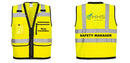 Custom Heavy Duty Hi-Vis Surveyor Vest