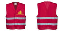 Custom RED MeshAir Reflective Events Safety Vest
