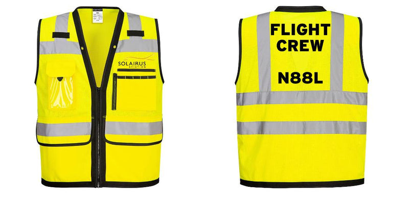 Custom Heavy Duty Hi-Vis Surveyor Vest