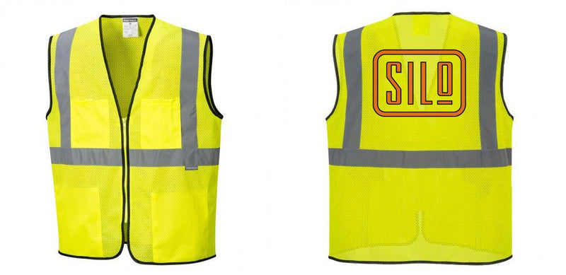 Custom Lightweight High Visibility Yellow Tampa Mesh Vest
