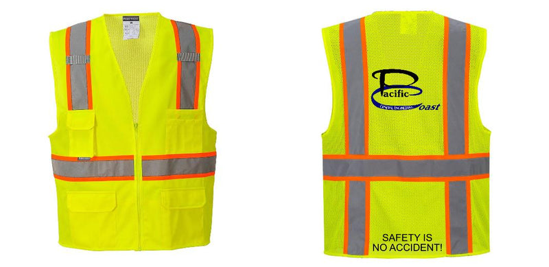 Class 2 Safety Vest with Cooling Mesh Back