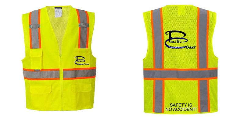 Class 2 Safety Vest with Cooling Mesh Back
