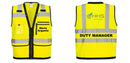 Custom Heavy Duty Hi-Vis Surveyor Vest