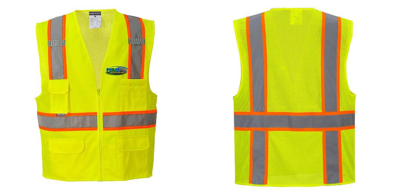 Class 2 Safety Vest with Cooling Mesh Back