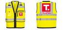 Custom Heavy Duty Hi-Vis Surveyor Vest