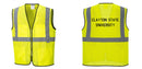 Custom Lightweight High Visibility Yellow Tampa Mesh Vest