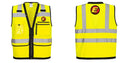Custom Heavy Duty Hi-Vis Surveyor Vest