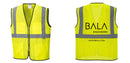 Custom Lightweight High Visibility Yellow Tampa Mesh Vest
