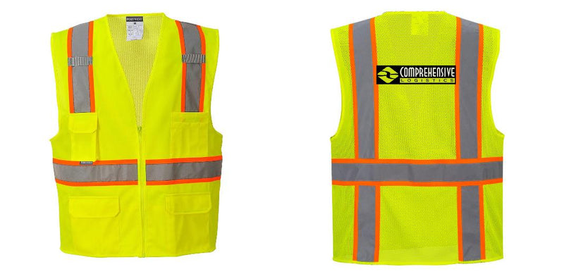 Class 2 Safety Vest with Cooling Mesh Back