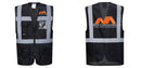 Black Professional Executive Style Safety Vest
