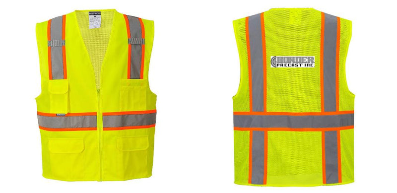 Class 2 Safety Vest with Cooling Mesh Back