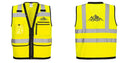 Custom Heavy Duty Hi-Vis Surveyor Vest
