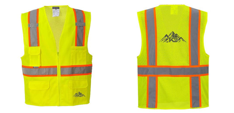 Class 2 Safety Vest with Cooling Mesh Back