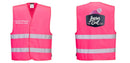 PINK Safety Vest Reflective Hi-Vis Work and Event Style Vest