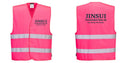PINK Safety Vest Reflective Hi-Vis Work and Event Style Vest