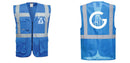 Custom ROYAL BLUE Professional Executive Style Safety Vest