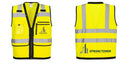 Custom Heavy Duty Hi-Vis Surveyor Vest