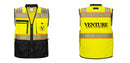 Custom Premium Two-toned Surveyor Safety Vest with Segmented Tape