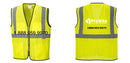 Custom Lightweight High Visibility Yellow Tampa Mesh Vest
