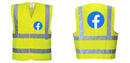 Custom Logo Reflective Yellow Safety Vest - ANSI Class 2