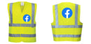 Custom Logo Reflective Yellow Safety Vest - ANSI Class 2