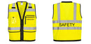 Custom Heavy Duty Hi-Vis Surveyor Vest