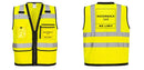 Custom Heavy Duty Hi-Vis Surveyor Vest
