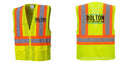 Custom Contrast High Visibility Full Mesh Yellow Safety Vest
