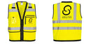 Custom Heavy Duty Hi-Vis Surveyor Vest