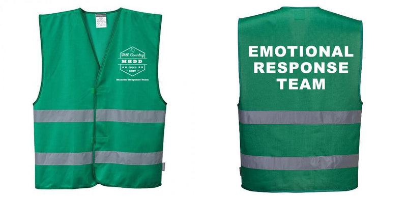 Green Safety Vest Reflective Hi Vis Work and Event Style Vest