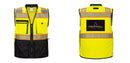 Custom Premium Two-toned Surveyor Safety Vest with Segmented Tape