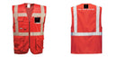 Custom RED Professional Executive Style Safety Vest