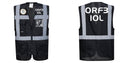 Custom Black Professional Executive Style Safety Vest