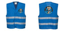Custom Royal Blue MeshAir Reflective Safety Vest for Events