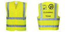 Custom Logo Reflective Yellow Safety Vest - ANSI Class 2