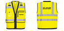 Custom Heavy Duty Hi-Vis Surveyor Vest