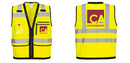 Custom Heavy Duty Hi-Vis Surveyor Vest