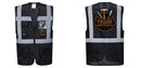 Custom Black Professional Executive Style Safety Vest