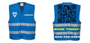 Custom Royal Blue MeshAir Reflective Safety Vest for Events
