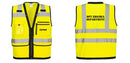 Custom Heavy Duty Hi-Vis Surveyor Vest