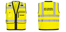 Custom Heavy Duty Hi-Vis Surveyor Vest