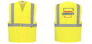 Custom Class 2 Yellow Reflective Safety Vest