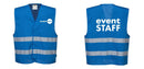 Custom Royal Blue MeshAir Reflective Safety Vest for Events