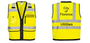 Custom Heavy Duty Hi-Vis Surveyor Vest