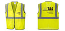 Custom Lightweight High Visibility Yellow Tampa Mesh Vest