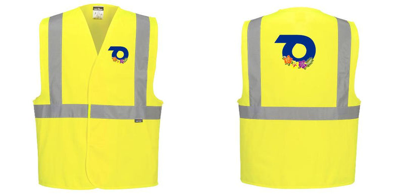 Custom Class 2 Yellow Reflective Safety Vest