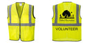 Custom Lightweight High Visibility Yellow Tampa Mesh Vest