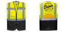 Warsaw Yellow and Black Professional Executive Style Safety Vest